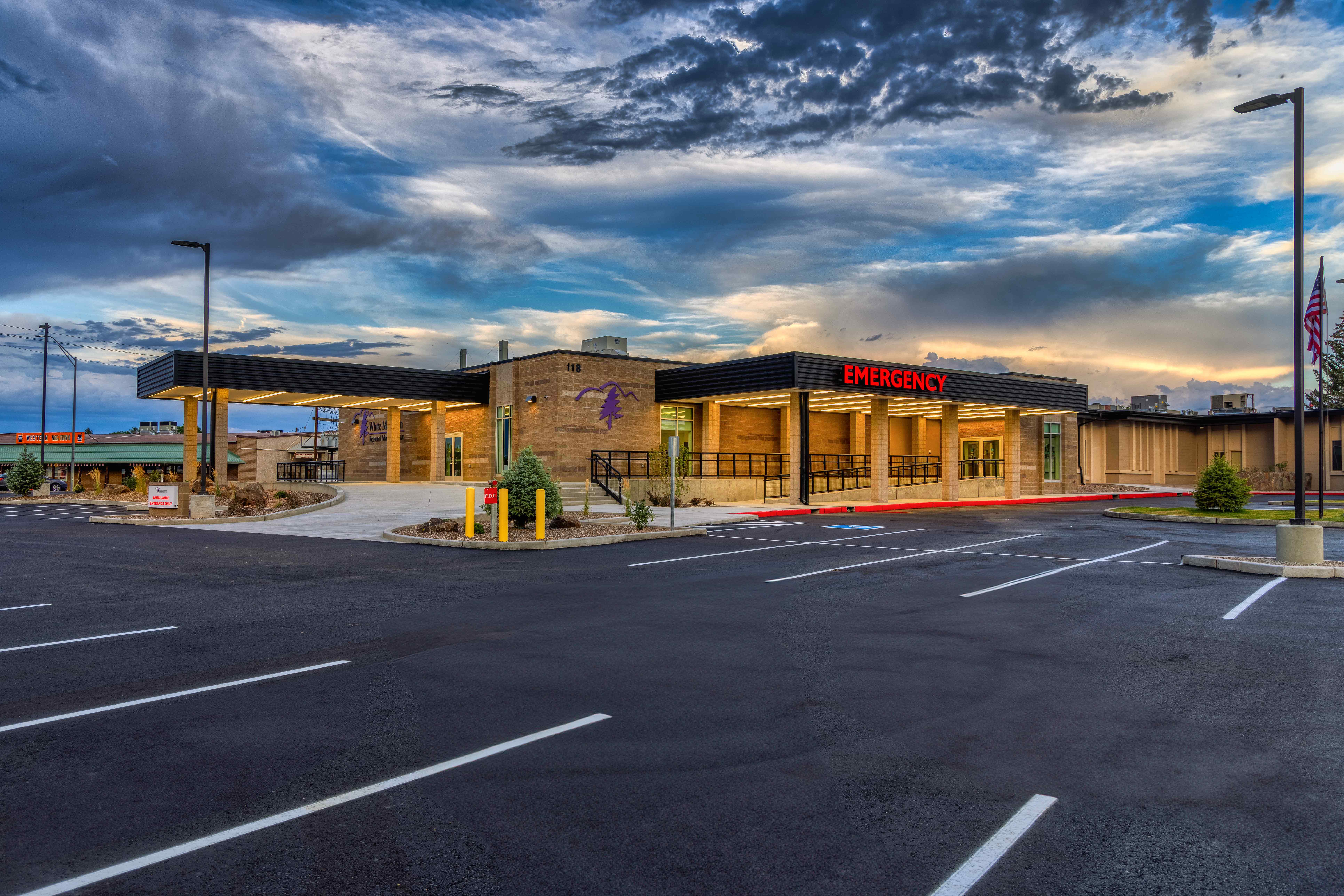 photo of the completed ER expansion on WMRMC