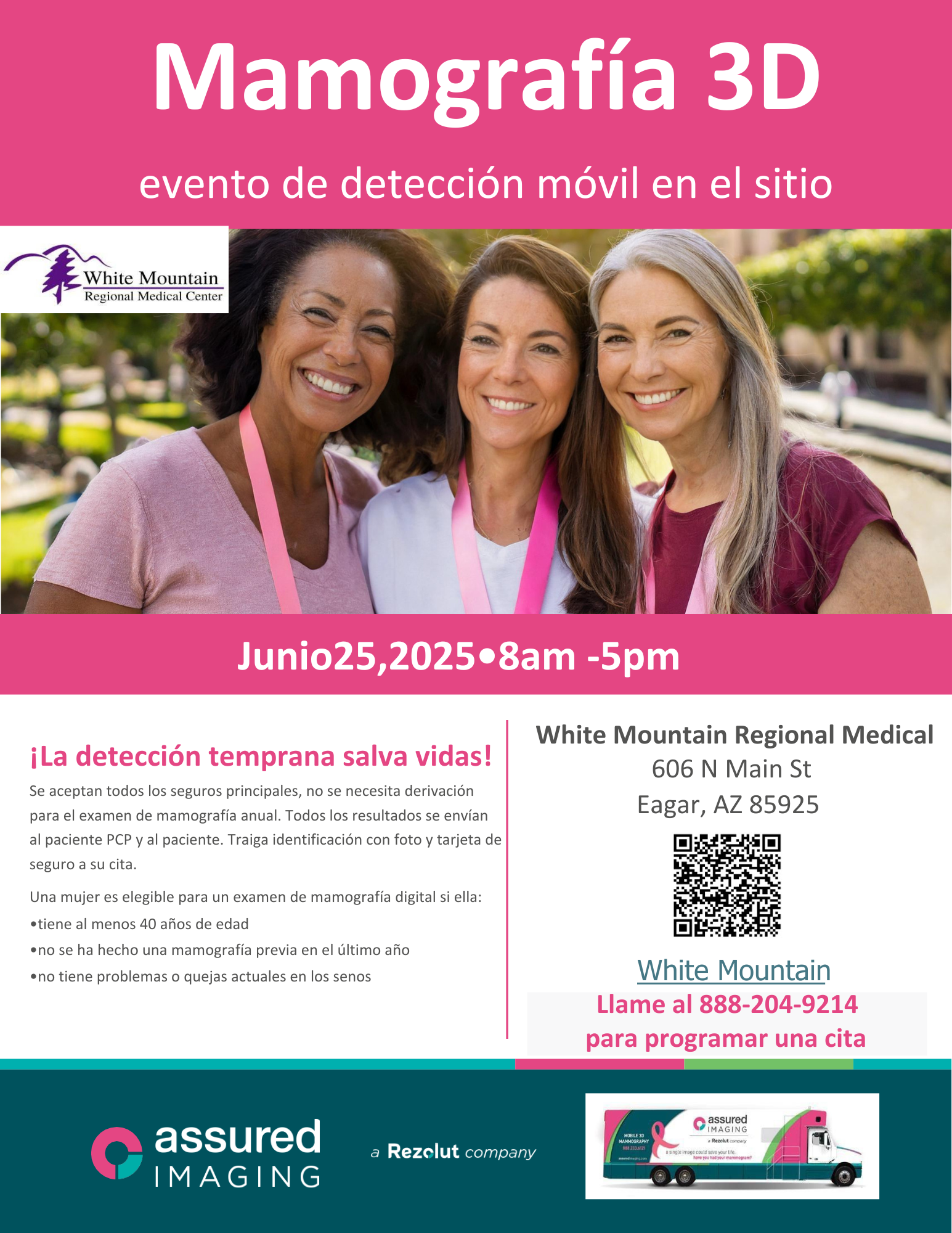 mammogram event flyer spanish